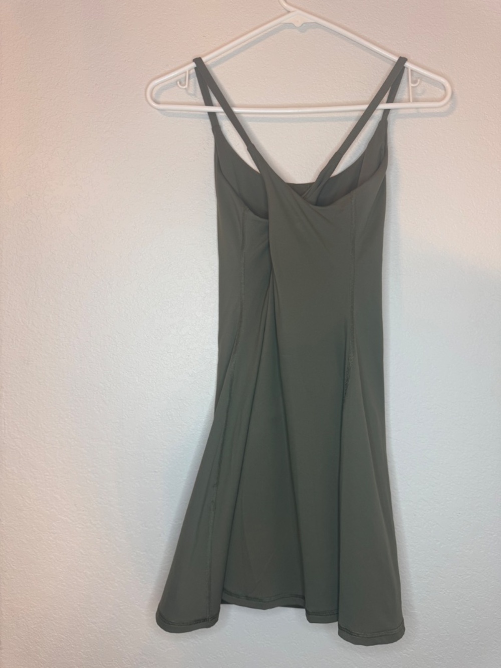 Halara SoftlyZero Plush Active Dress XS Sage Built In Shorts - Picture 2 of 5